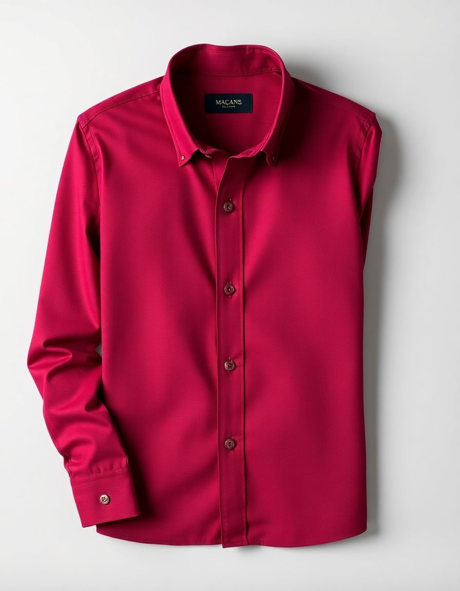 Burgundy Dress Shirt